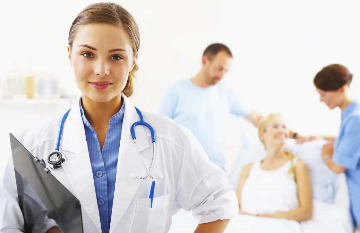 Equipe empresarial em reunião — Bradesco Saúde Efetivo cobertura nacional mais acessível